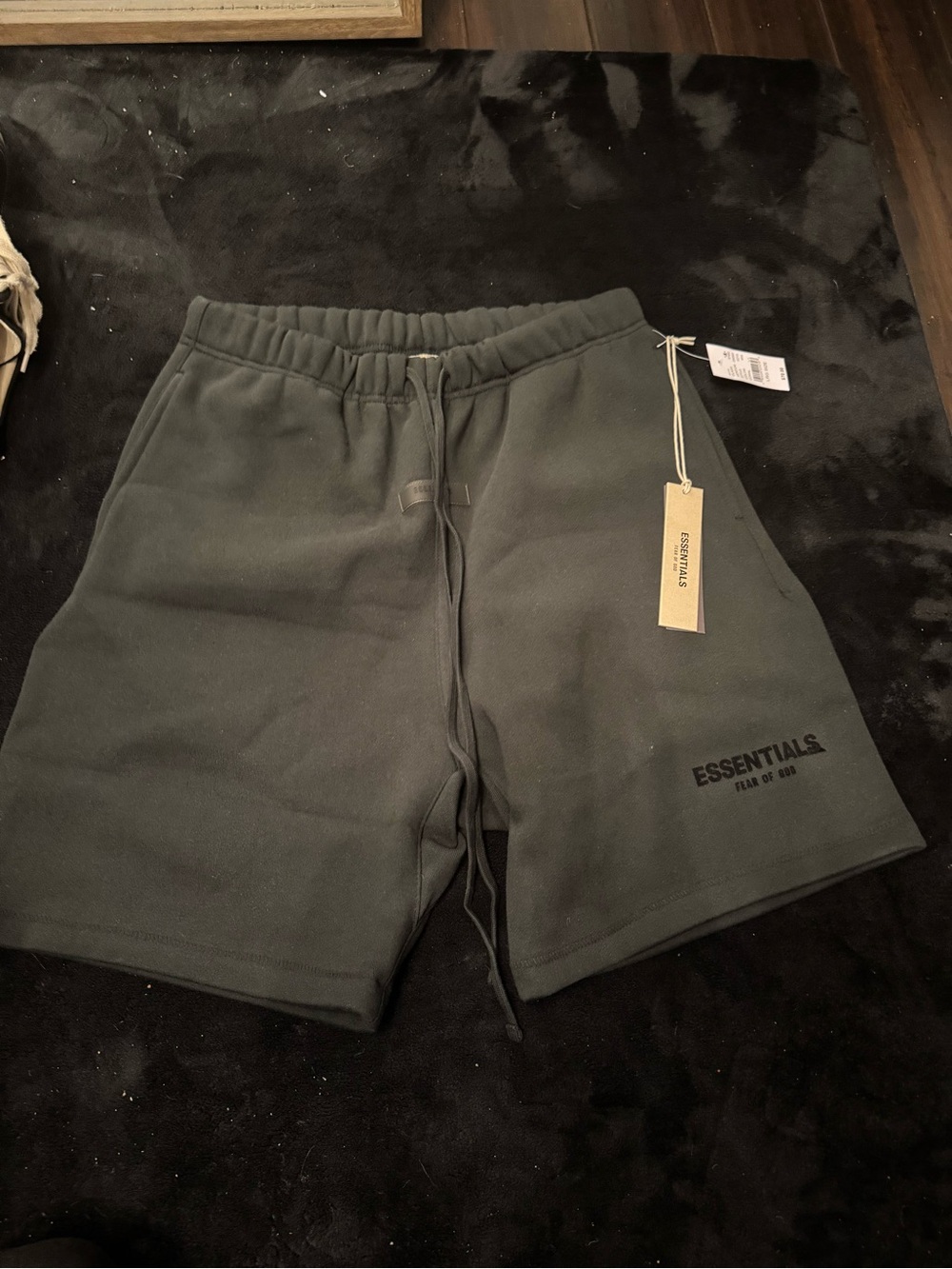 Essentials Black Shorts